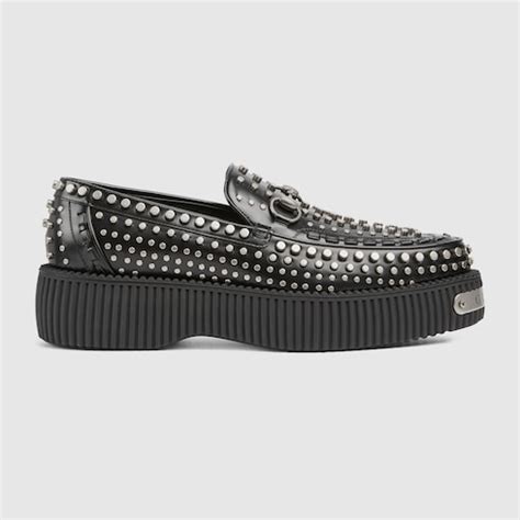 gucci mens moccasin with horsebit|Gucci creeper loafers.